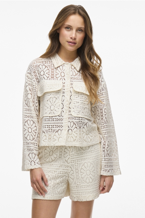 Vila vimerinda crochet l/s cardigan/bfs